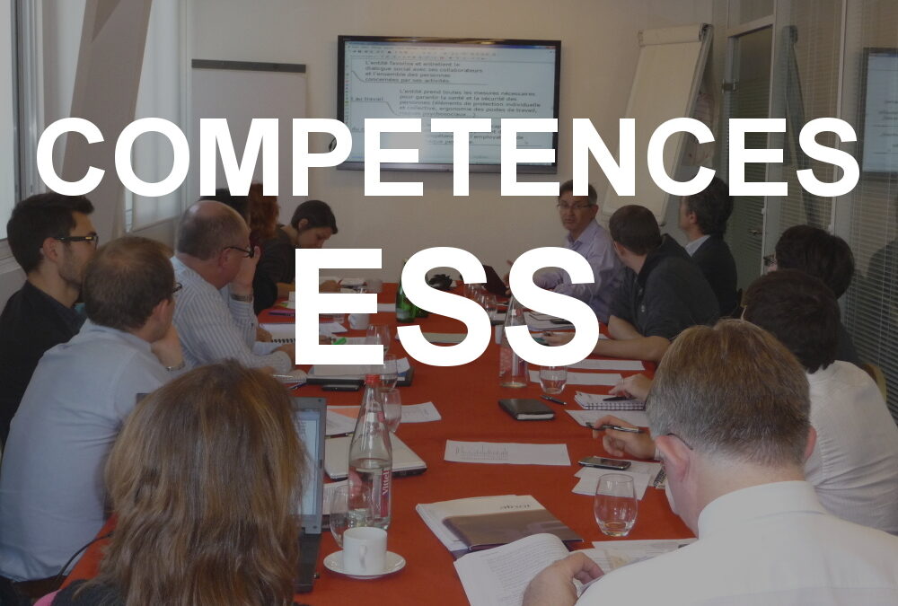 Compétences ESS : nouveau groupe de travail