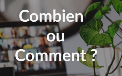 Combien ou comment ?