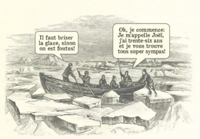 malentendu sur l'expression "briser la glace"